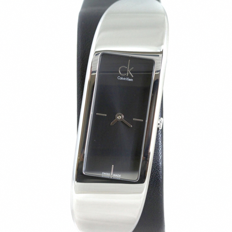 AAA 1:1 Replica Calvin-Klein Ladies Watches Black Dial Quartz 19MM K3C231C1 Watch