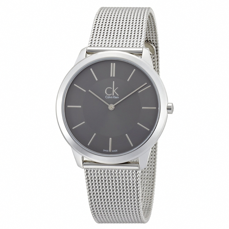 AAA 1:1 Replica Calvin-Klein Mens Watches Black Dial Quartz 40MM K3M21124 Watch