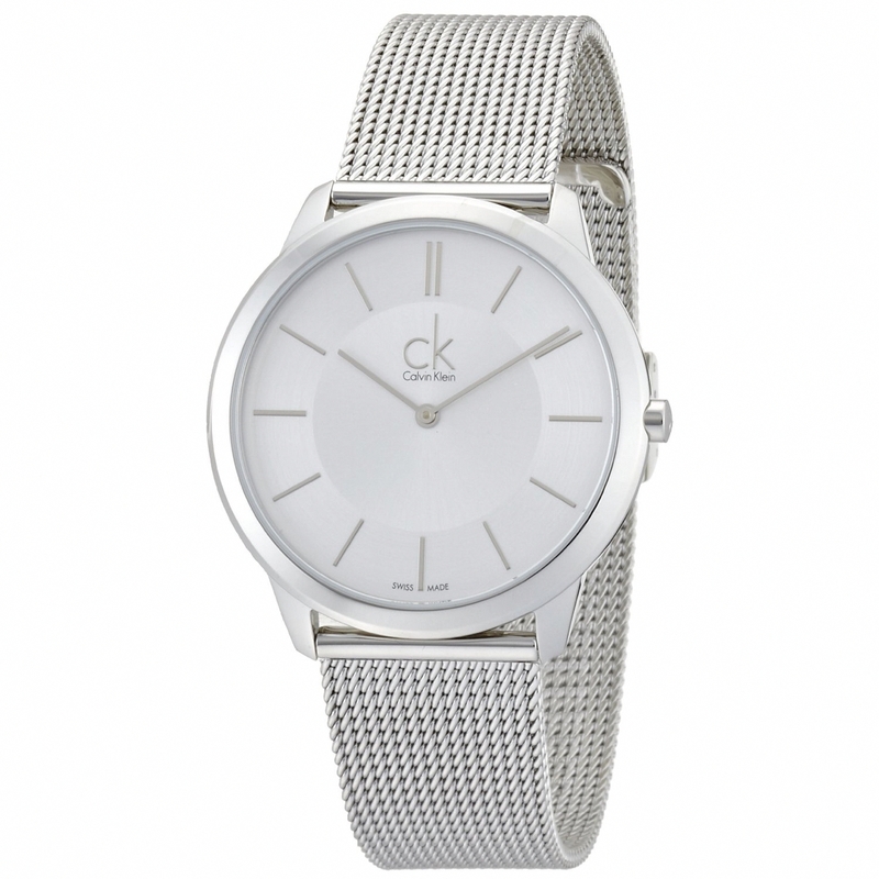 AAA 1:1 Replica Calvin-Klein Mens Watches Silver Dial Quartz 40MM K3M21126 Watch