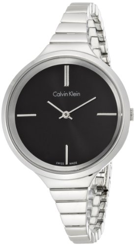 AAA 1:1 Replica Calvin-Klein-Lively Ladies Watches Black Dial Quartz 34MM K4U23121 Watch