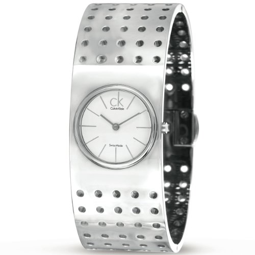 AAA 1:1 Replica Calvin-Klein-Grid Ladies Watches Silver Dial Swiss quartz 23MM K8322120 Watch