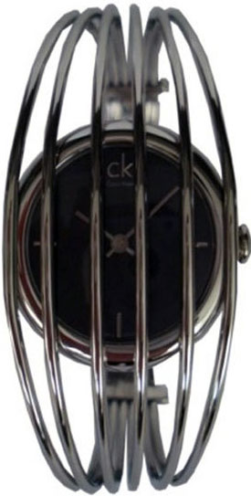 AAA 1:1 Replica Calvin-Klein-Fly Ladies Watches Black Dial Quartz 35MM K9924107 Watch