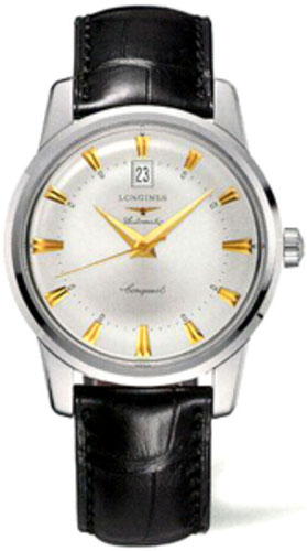 AAA 1:1 Replica Longines-Conquest Mens Watches Silver Dial Automatic Self-wind 40MM L1.645.4.75.4 Watch