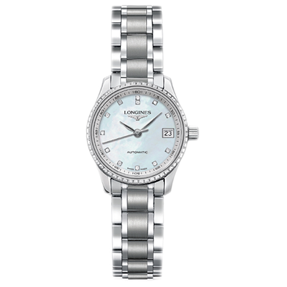 AAA 1:1 Replica Longines-Master-Collection Ladies Watches Silver Dial Automatic Self-wind 35MM L2.128.0.87.6 Watch
