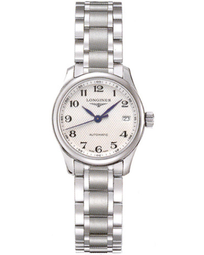 AAA 1:1 Replica Longines-Master-Collection Ladies Watches Silver Dial Automatic Self-wind 25.5MM L2.128.4.78.6 Watch