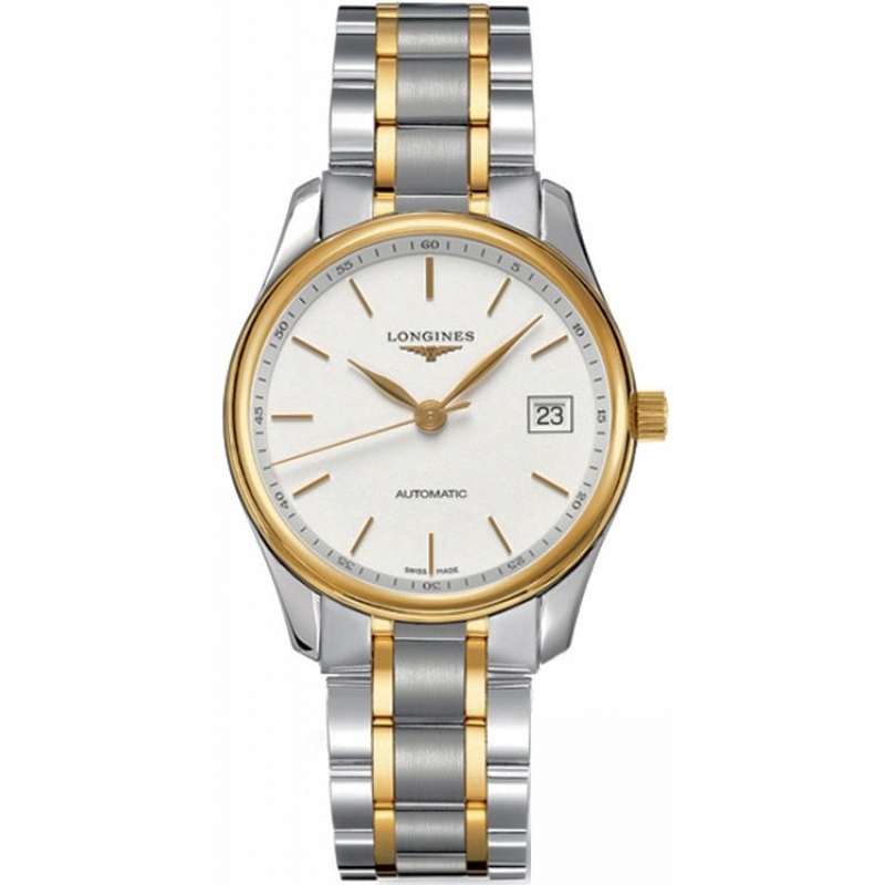 AAA 1:1 Replica Longines-Master-Collection Ladies Watches White Dial Automatic Self-wind 25.5MM L2.128.5.11.7 Watch