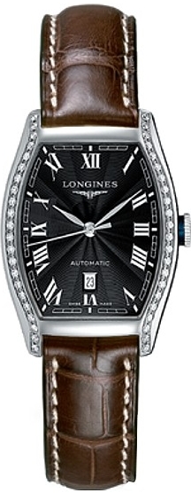 AAA 1:1 Replica Longines-Evidenza Ladies Watches Black Dial Automatic Self-wind 31MM L2.142.0.50.2 Watch
