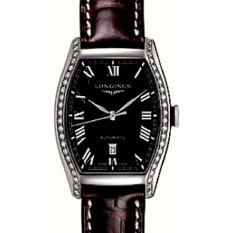 AAA 1:1 Replica Longines-Evidenza Ladies Watches Black Dial Automatic Self-wind 31MM L2.142.0.50.4 Watch