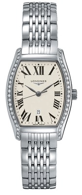 AAA 1:1 Replica Longines-Evidenza Ladies Watches White Dial Quartz 26 x 30MM L2.155.0.71.6 Watch