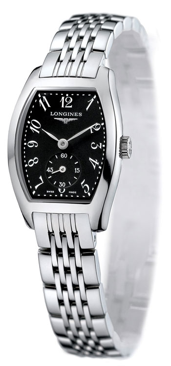 AAA 1:1 Replica Longines-Evidenza Ladies Watches Black Dial Quartz 19.6 x 23.3MM L2.175.4.53.6 Watch