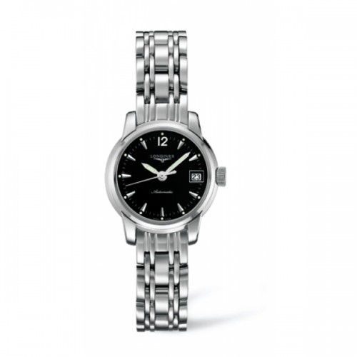 AAA 1:1 Replica Longines-Saint-Imier-Collection Ladies Watches Black Dial Automatic Self-wind 26MM L2.263.4.52.6 Watch
