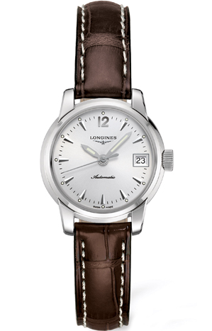 AAA 1:1 Replica Longines-Saint-Imier-Collection Ladies Watches Silver Dial Automatic Self-wind 26MM L2.263.4.72.0 Watch