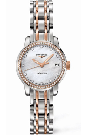 AAA 1:1 Replica Longines-Saint-Imier-Collection Ladies Watches Silver Dial Automatic Self-wind 26MM L2.263.5.87.7 Watch
