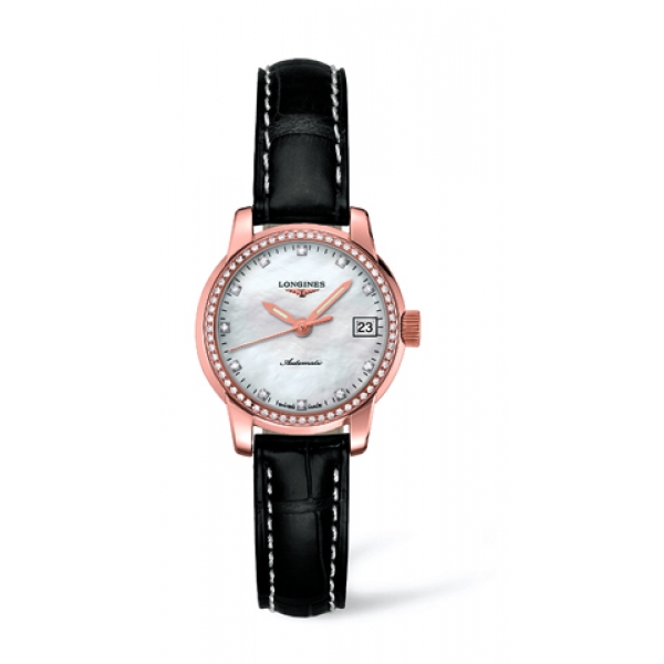 AAA 1:1 Replica Longines-Saint-Imier-Collection Ladies Watches Black Dial Automatic Self-wind 26MM L2.263.9.87.3 Watch