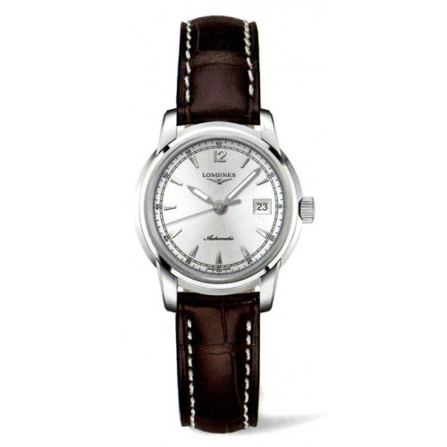 AAA 1:1 Replica Longines-Saint-Imier-Collection Ladies Watches Silver Dial Automatic Self-wind 30MM L2.563.4.79.0 Watch