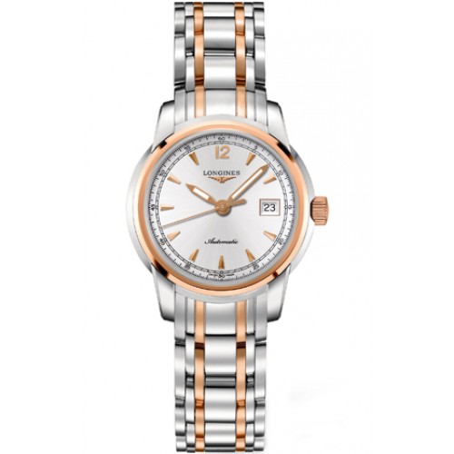 AAA 1:1 Replica Longines-Saint-Imier-Collection Ladies Watches Silver Dial Automatic Self-wind 30MM L2.563.5.79.7 Watch