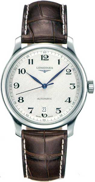 AAA 1:1 Replica Longines-Master-Collection Mens Watches Silver-finished barleycorn patterned dial Dial selfwinding L2.628.4.78.5 Watch