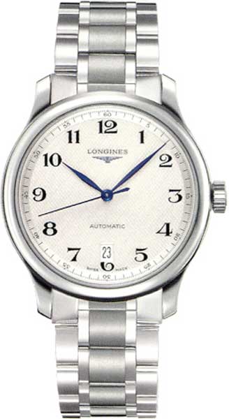 AAA 1:1 Replica Longines-Master-Collection Mens Watches Silver-finished barleycorn patterned dial Dial selfwinding L2.628.4.78.6 Watch