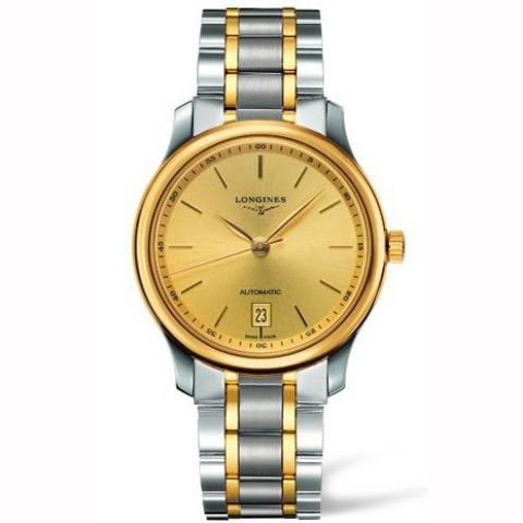 AAA 1:1 Replica Longines-Master-Collection Ladies Watches Gold Dial Automatic Self-wind 30MM L2.628.5.32.7 Watch