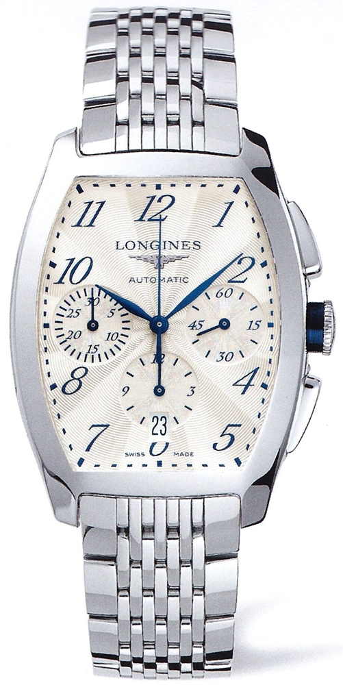 AAA 1:1 Replica Longines-Evidenza Mens Watches Silver Dial Automatic 34.9 x 40MM L2.643.4.73.6 Watch