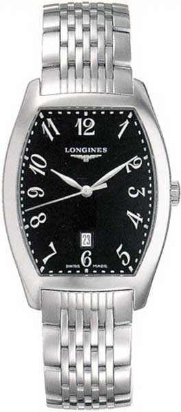 AAA 1:1 Replica Longines-Evdenza Mens Watches Black Dial quartz L2.655.4.53.6 Watch