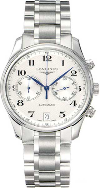 AAA 1:1 Replica Longines-Master-Collection Mens Watches Silver-finished barleycorn patterned dial Dial selfwinding L2.669.4.78.6 Watch