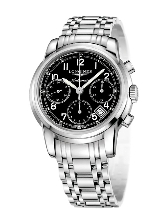 AAA 1:1 Replica Longines-Saint-Imier-Collection Mens Watches Black Dial Automatic 39MM L2.753.4.53.6 Watch