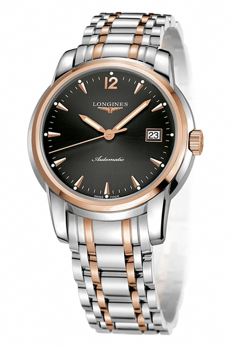 AAA 1:1 Replica Longines-Saint-Imier-Collection Mens Watches Black Dial Automatic 38.5MM L2.763.5.52.7 Watch