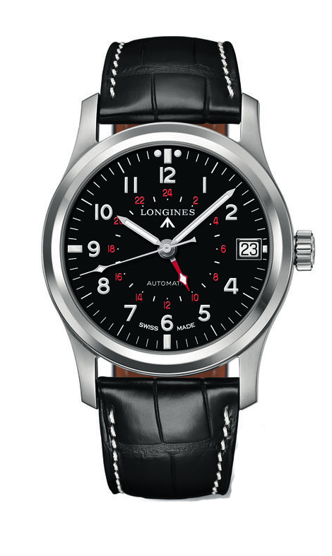 AAA 1:1 Replica Longines-Heritage-Collection Mens Watches Black Dial Automatic 44MM L2.831.4.53.0 Watch
