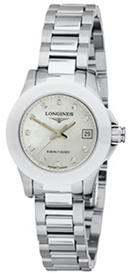 AAA 1:1 Replica Longines-Hydroconquest Ladies Watches Pearl Dial Quartz 29MM L3.157.4.87.6 Watch