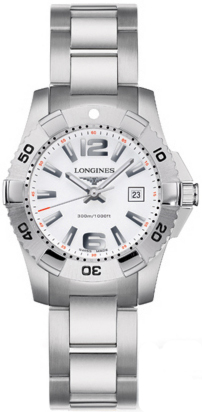 AAA 1:1 Replica Longines-Hydroconquest Ladies Watches White Dial Quartz 29MM L3.247.4.16.6 Watch
