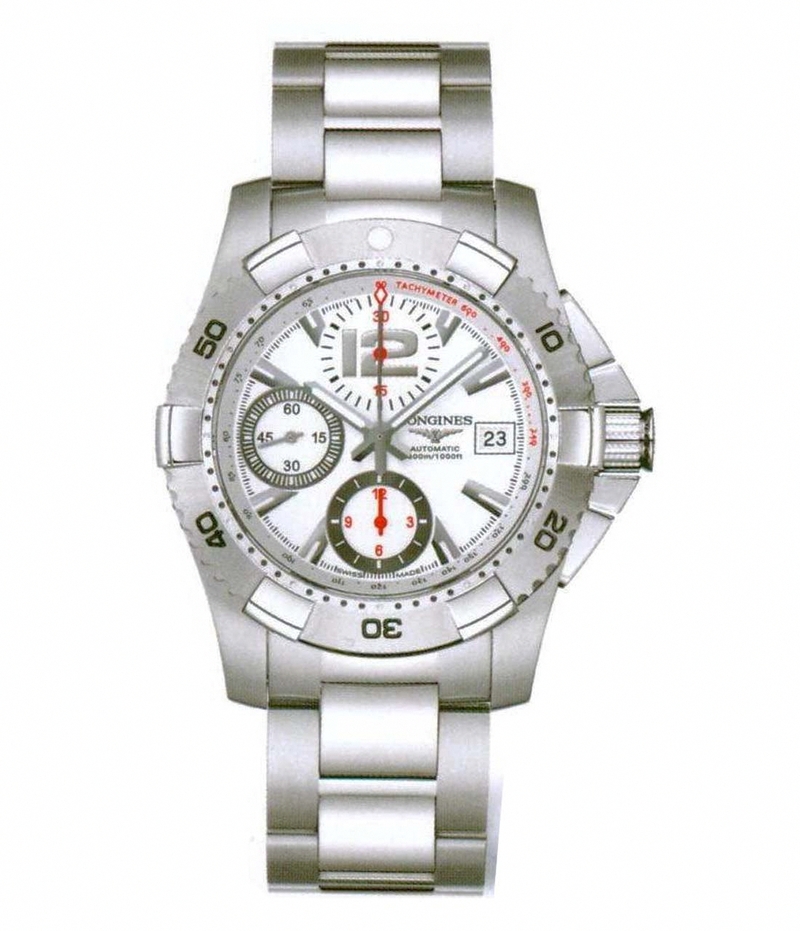 AAA 1:1 Replica Longines-Hydroconquest Mens Watches White Dial Automatic 41MM L3.651.4.16.6 Watch