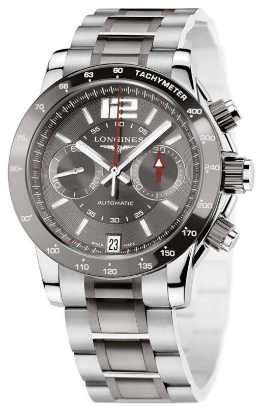 AAA 1:1 Replica Longines-Admiral Mens Watches Gray Dial Automatic 42MM L3.667.4.06.7 Watch