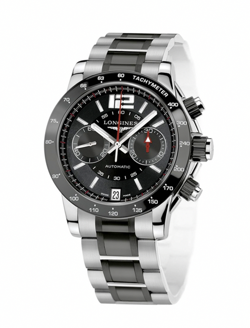 AAA 1:1 Replica Longines-Admiral Mens Watches Black Dial Automatic 42MM L3.667.4.56.7 Watch