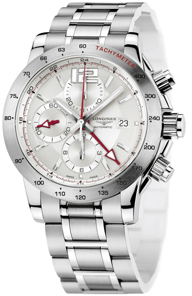 AAA 1:1 Replica Longines-Admiral Mens Watches Silver Dial Automatic 42MM L3.670.4.76.6 Watch