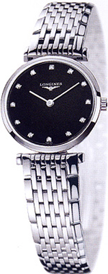 AAA 1:1 Replica Longines-La-Grande-Classique Ladies Watches Black Dial Quartz 24MM L4.209.4.58.6 Watch