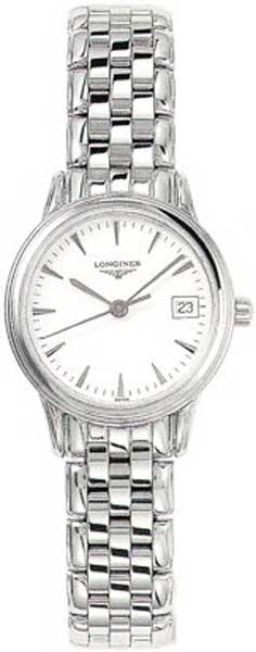 AAA 1:1 Replica Longines-Flagship Ladies Watches White Dial quartz L4.216.4.12.6 Watch