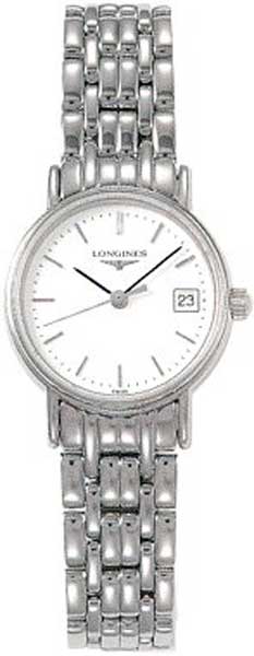 AAA 1:1 Replica Longines-Presence Ladies Watches White Dial quartz L4.220.4.12.6 Watch