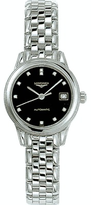 AAA 1:1 Replica Longines-Flagship Ladies Watches Black Dial Automatic 26MM L4.274.4.57.6 Watch