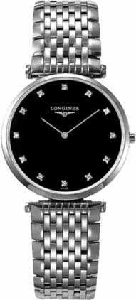 AAA 1:1 Replica Longines-La-Grande-Classique Mens Watches Black Dial Quartz 33MM L4.709.4.58.6 Watch