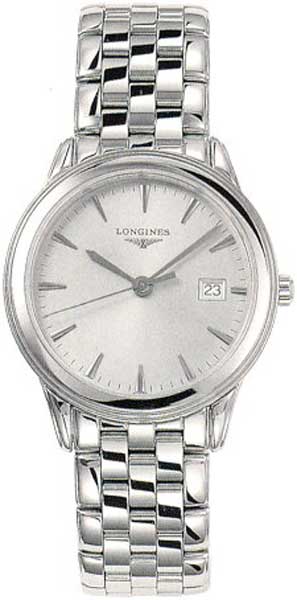 AAA 1:1 Replica Longines-Flagship Mens Watches Silver Dial quartz L4.716.4.72.6 Watch
