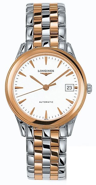 AAA 1:1 Replica Longines-Flagship Mens Watches White Dial Automatic 35.6MM L4.774.3.22.7 Watch
