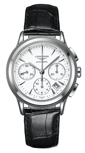 AAA 1:1 Replica Longines-Flagship Mens Watches White Dial Automatic 39MM L4.803.4.12.2 Watch