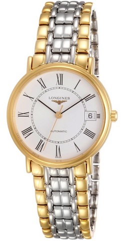 AAA 1:1 Replica Longines-Presence Mens Watches White Dial Swiss Automatic 35MM L4.821.2.11.7 Watch