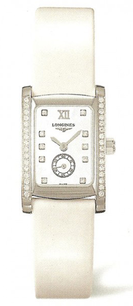 AAA 1:1 Replica Longines-Dolcevita Ladies Watches White Dial Quartz 19.8 x 24.5MM L5.155.0.84.2 Watch