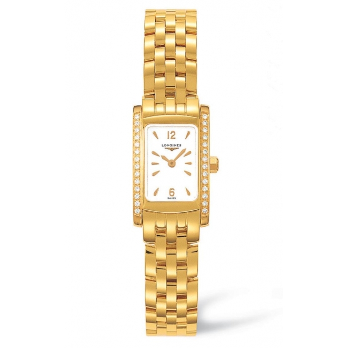 AAA 1:1 Replica Longines-Dolcevita Ladies Watches White Dial Quartz 16MM L5.158.7.16.6 Watch