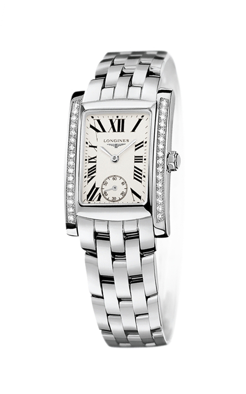 AAA 1:1 Replica Longines-Dolcevita Ladies Watches Silver Dial Quartz 22.4MM L5.502.0.71.6 Watch