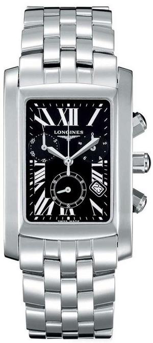 AAA 1:1 Replica Longines Mens Watches Black Dial Quartz 35MM L5.656.4.79.6 Watch