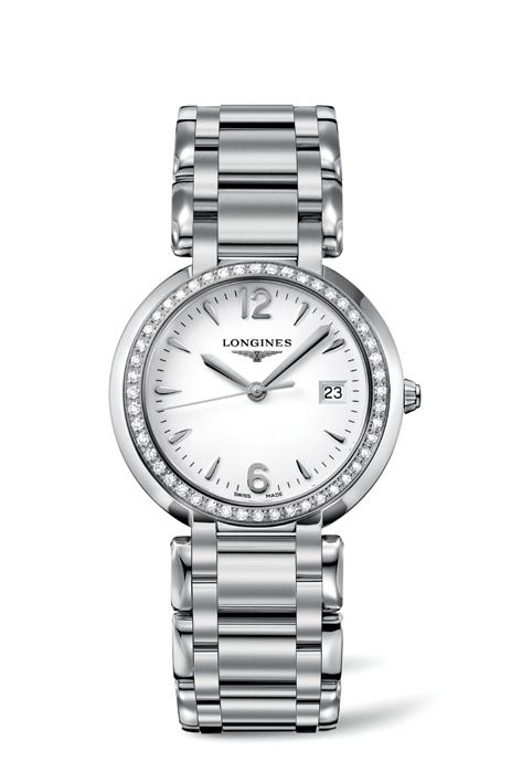 AAA 1:1 Replica Longines-Primaluna Ladies Watches White Dial Quartz 34MM L8.114.0.16.6 Watch