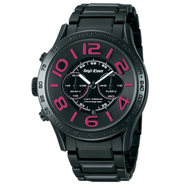 AAA 1:1 Replica Angel-Clover-Left-Crown Mens Watches Black Dial Quartz 42MM LC42BBP Watch